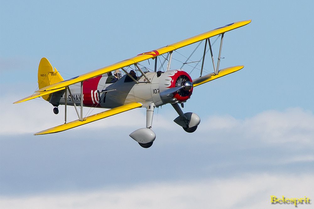 Boeing Stearman PT-17 auf der Air Classics 2011, Gelnhausen (1)