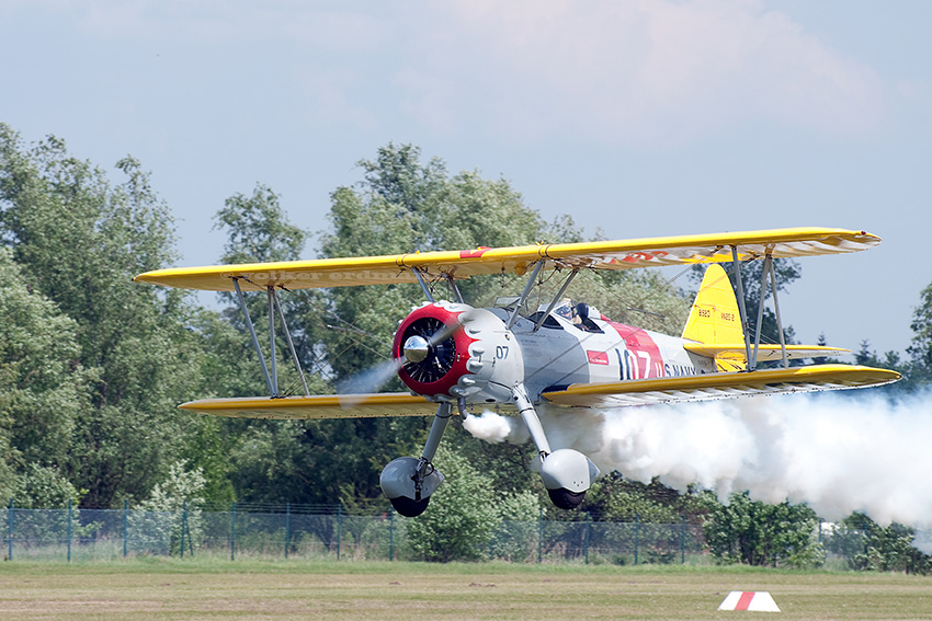 Boeing-Stearman PT-17 Flugplatz Lüneburg