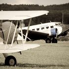 Boeing Stearman PT-17 vor JU-52