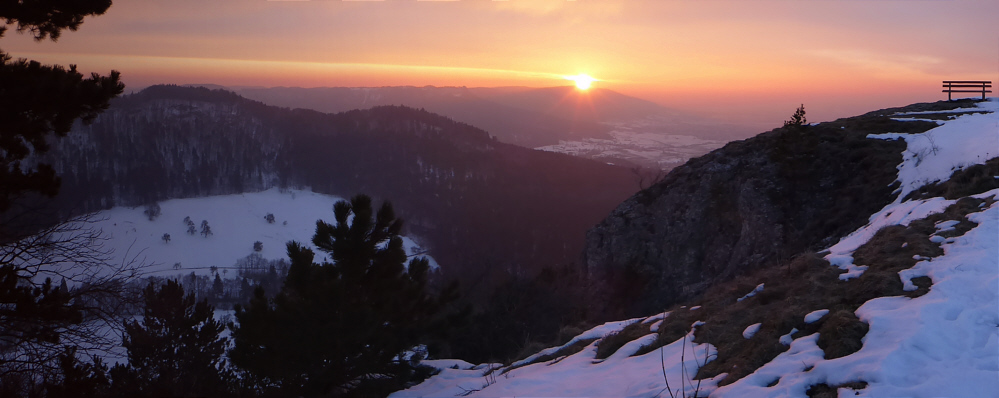 Böllat Sonnenuntergang