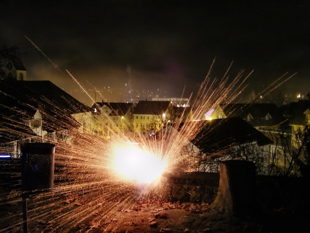 Böllerexplosion an der Schanz in Rüti