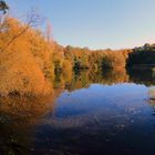 Bönen, Mergelbergteich in Herbst-Pracht