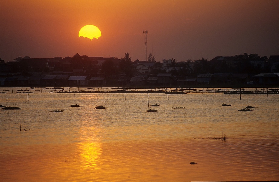 Boeng Kak Lake im Zentrum von Phnom Penh