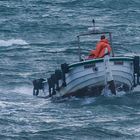 Börteboot die Welle runter