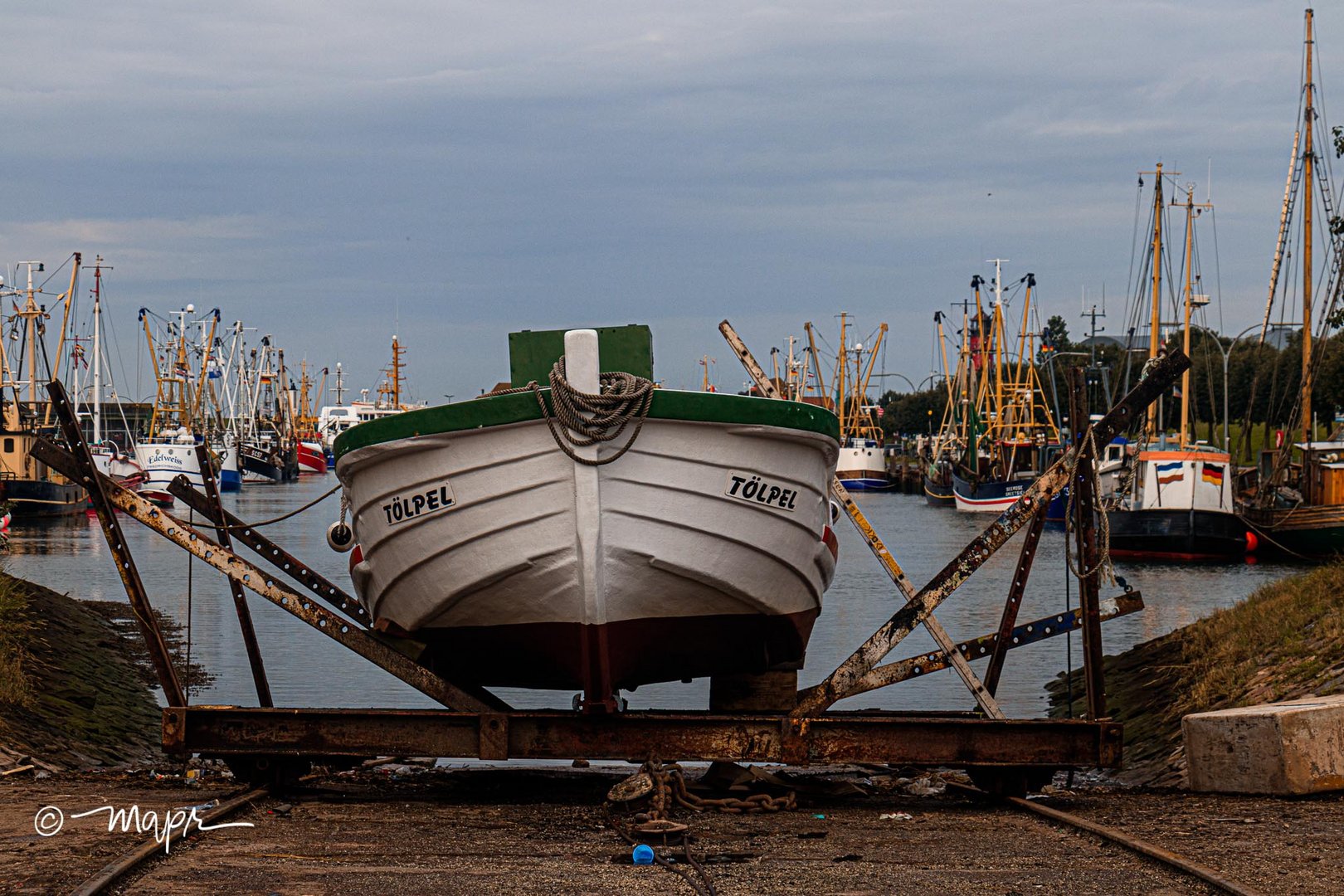 Börteboot im Büsumer Hafen