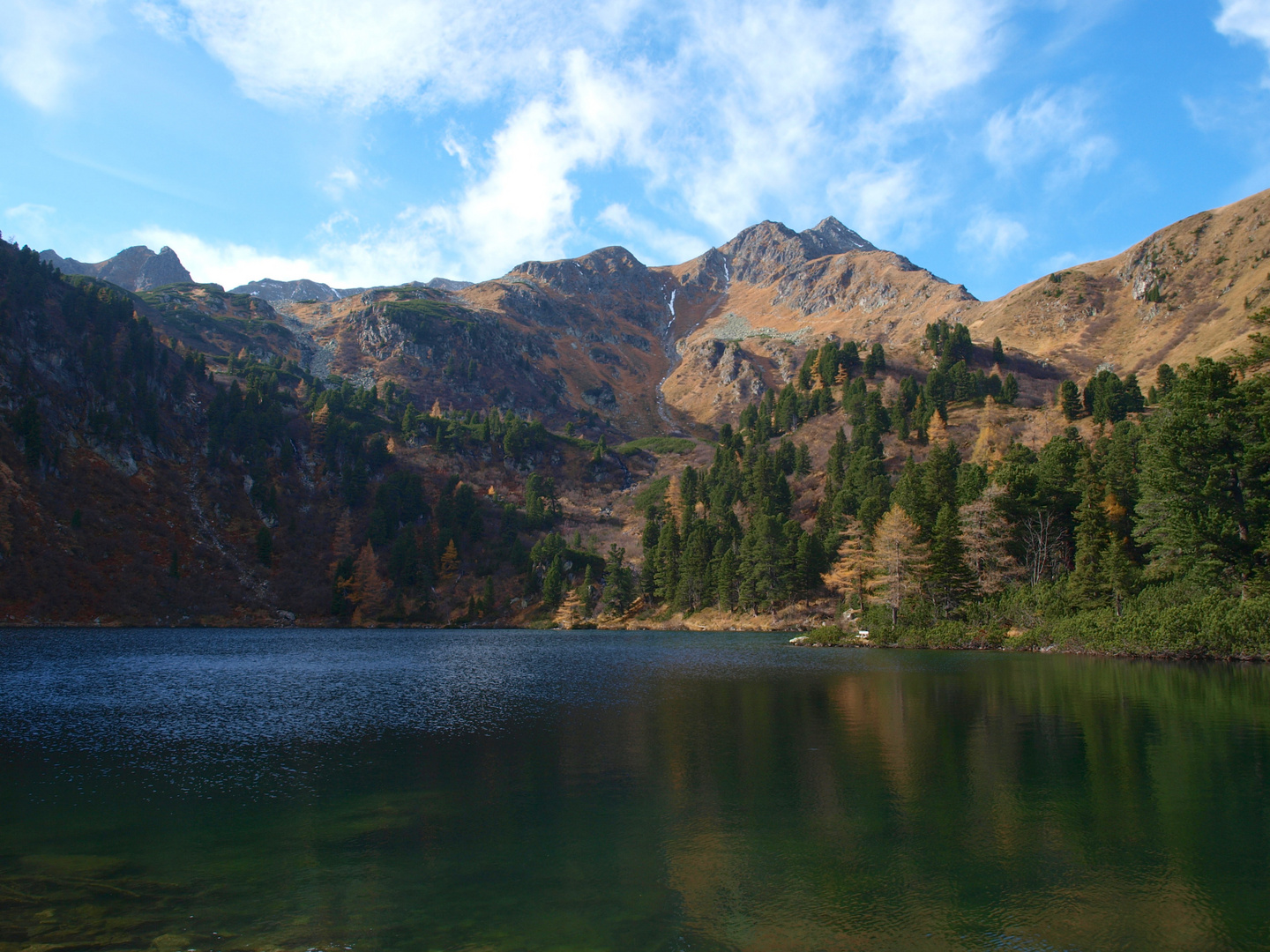 Bösenstein mit Scheibelsee