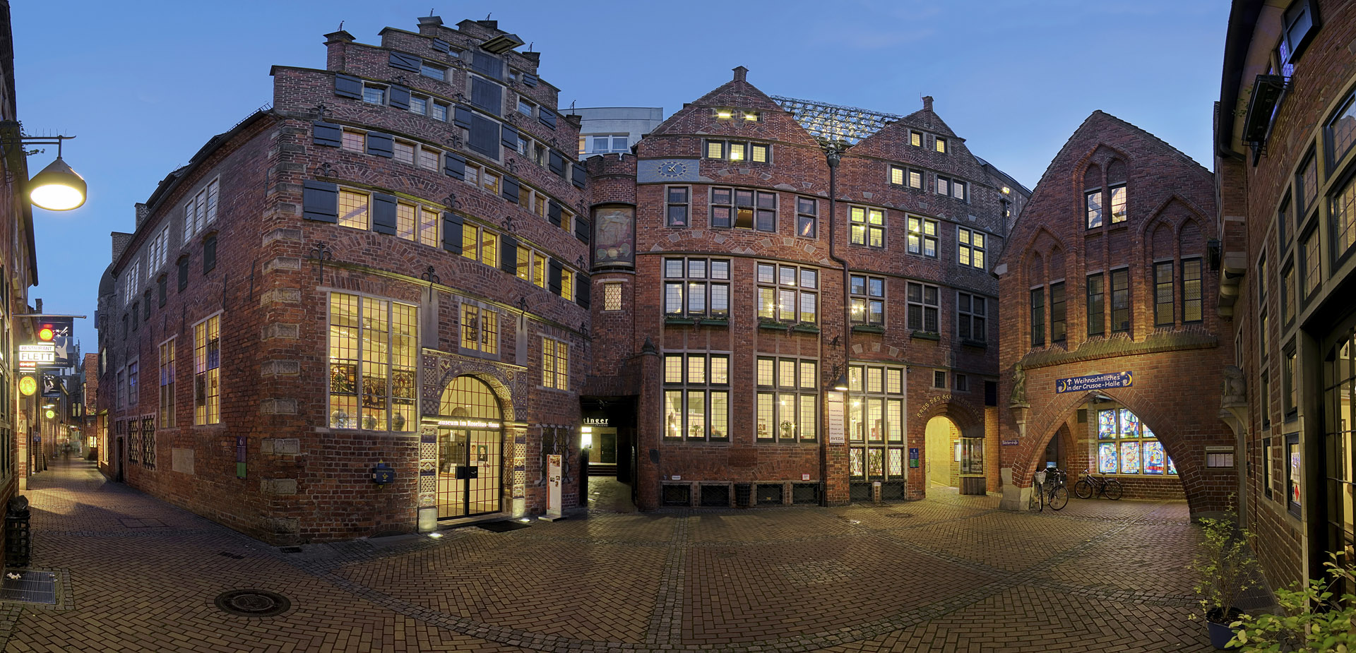 Böttcherstrasse Bremen Panorama