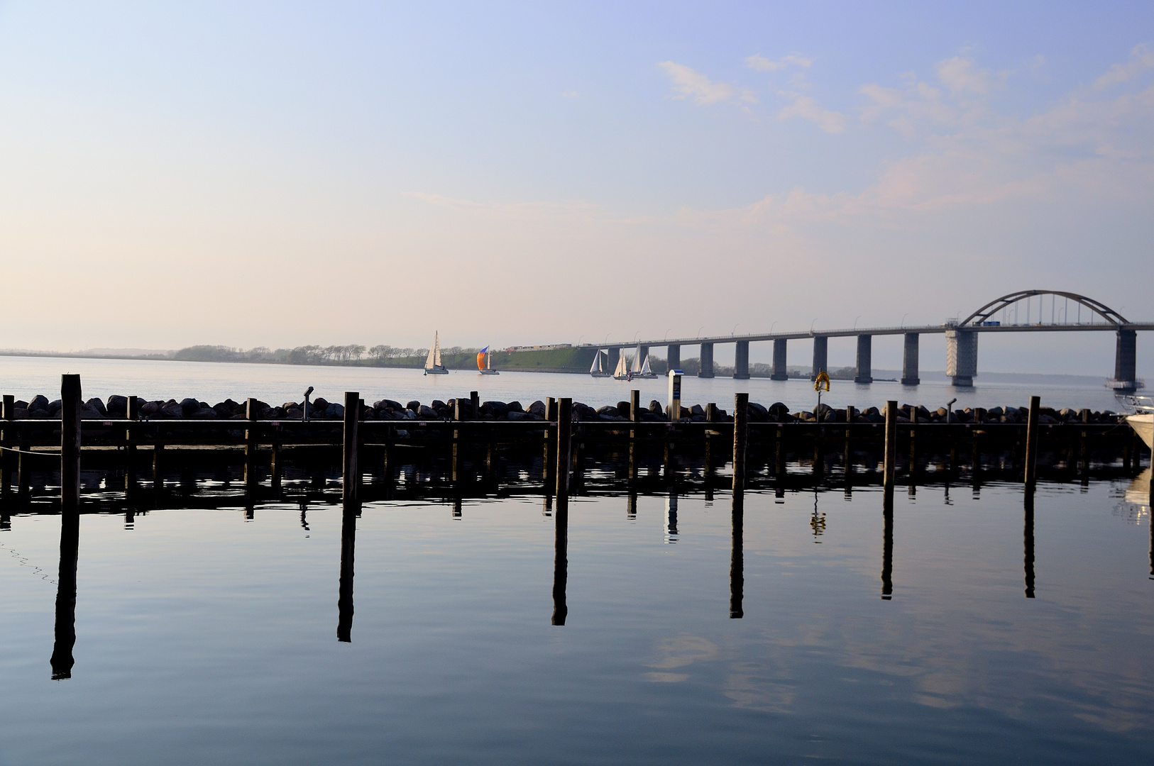 Bogenbrücke in Dänemark