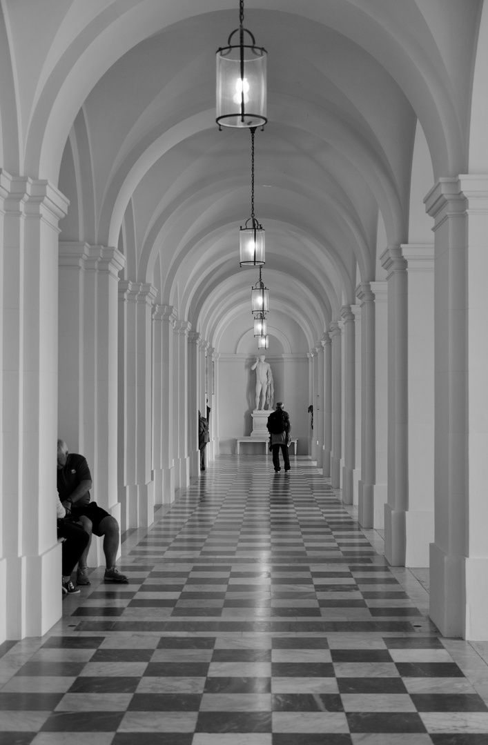 Bogengang im Schloss Herrenchiemsee