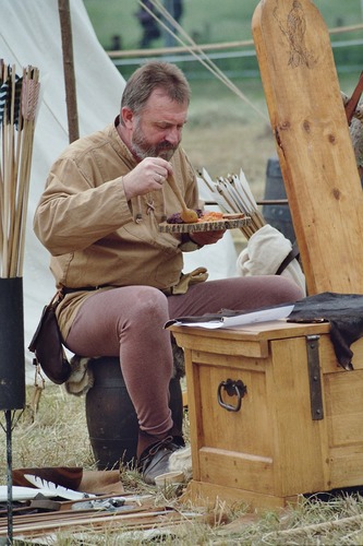 Bogenschütze mit Hunger