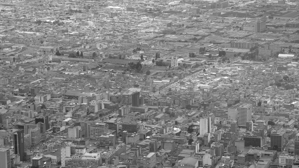 Bogota from the sky