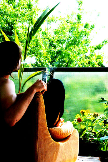 bohemian balcony