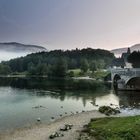 Bohinje Jezero am frühen Morgen