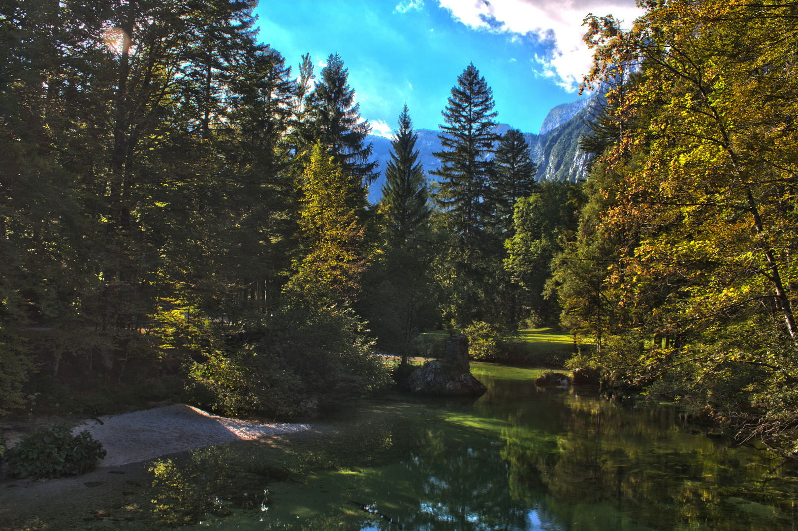 Bohinjsko Fluss 