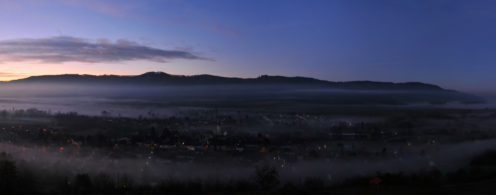 Bohlingen früh am Morgen