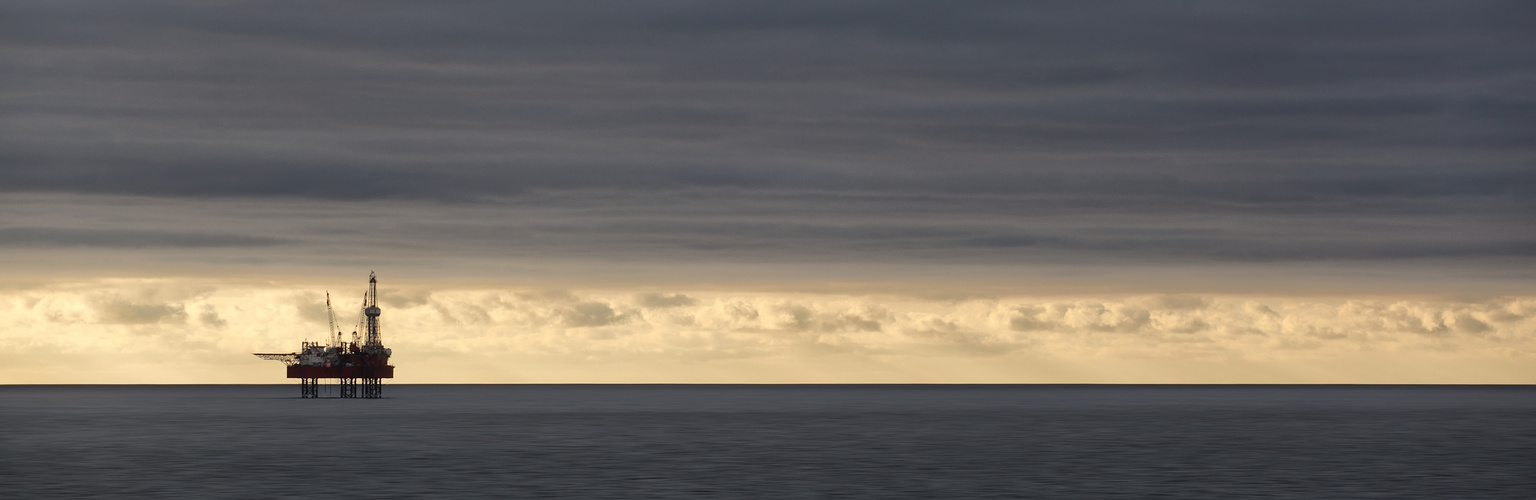 Bohrinsel in der Ostsee