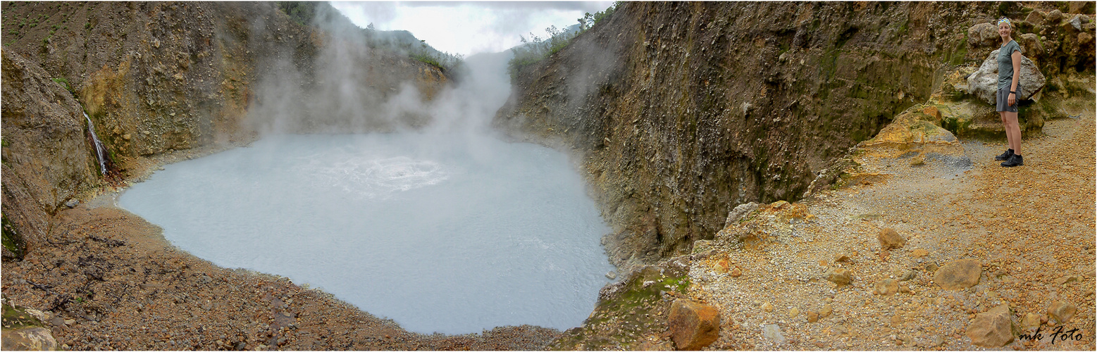 Boiling Lake auf Dominica