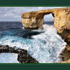 Boiling Sea at the Azure Window, Dwejra Bay , Gozo