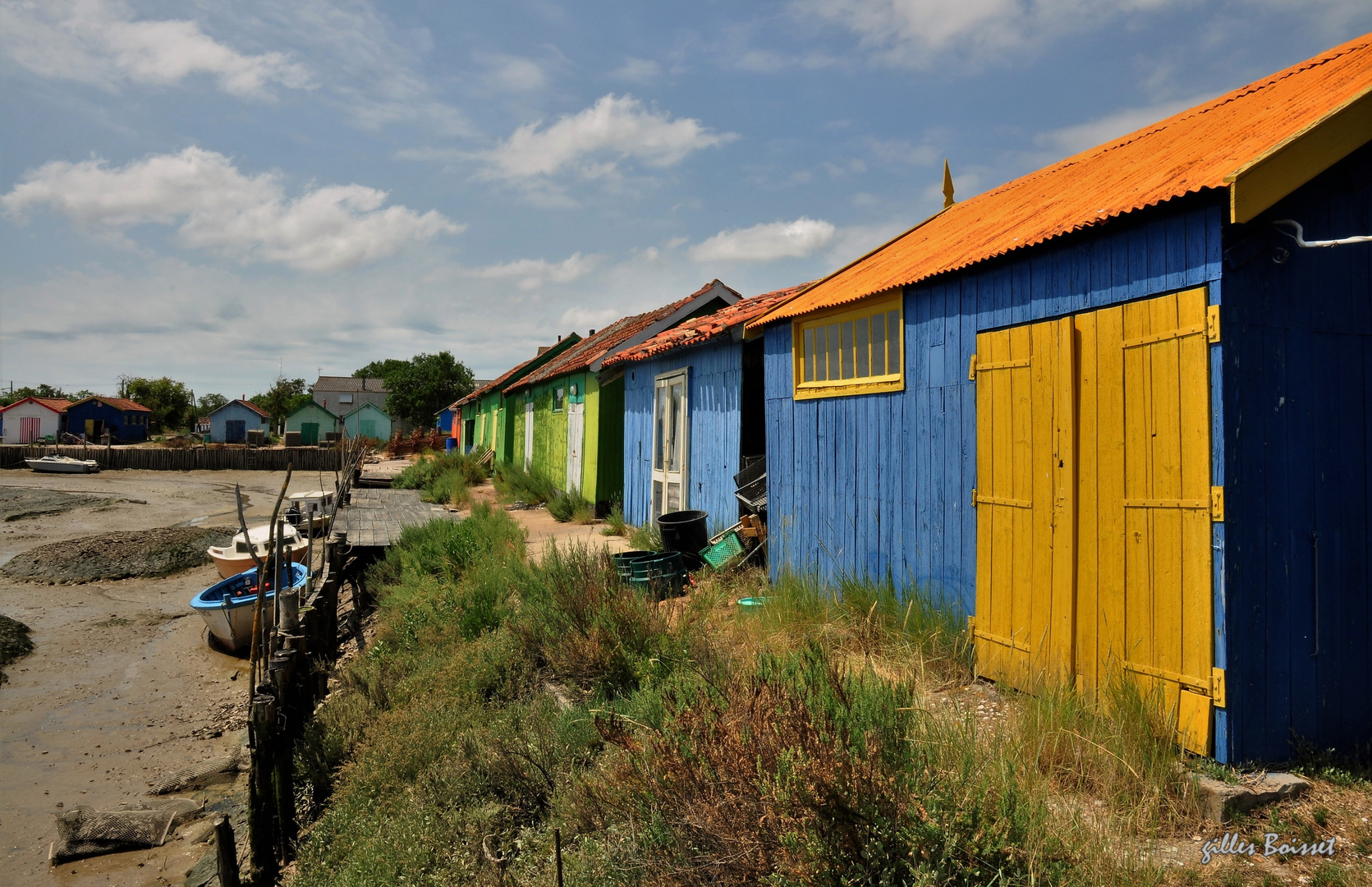 boites de couleurs oléronaises