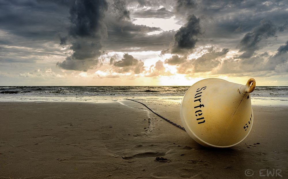 Boje am Strand von St. Peter Ording