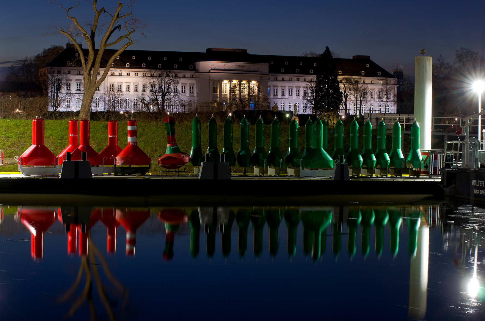 Bojen und das Kurfürstliche Schloss in Koblenz