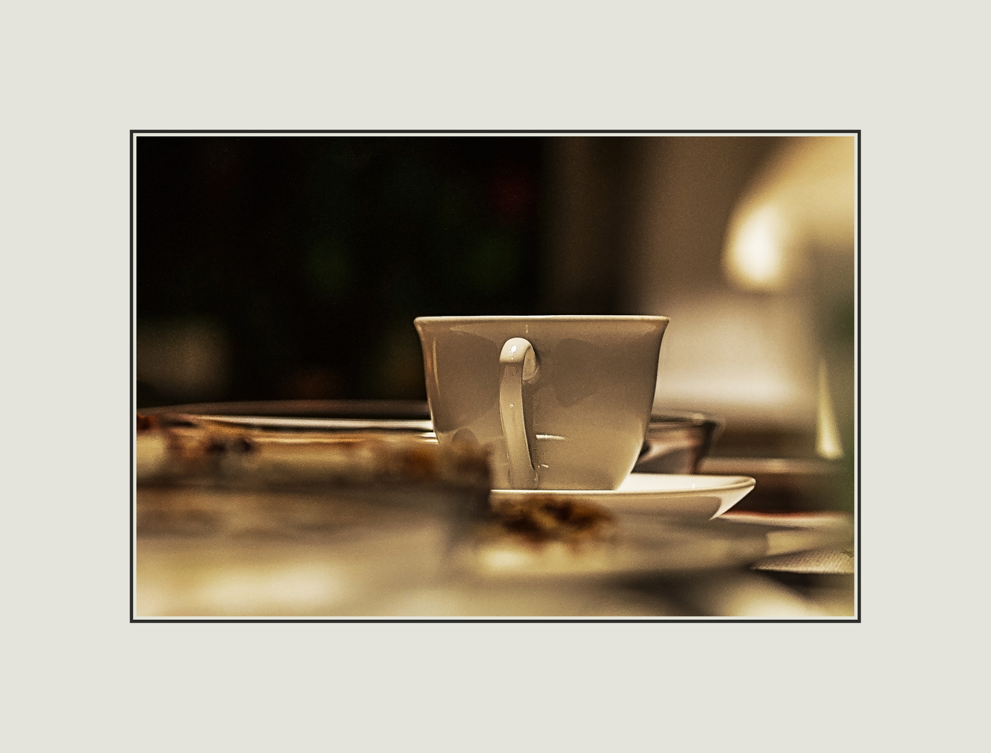 Bokeh im Café