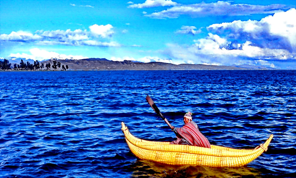 Bolivia: Lago de Titicaca, 3812 ü.d.M. gelegen