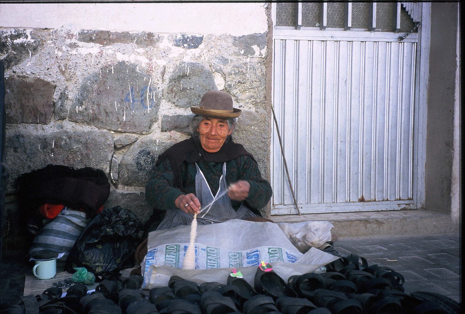 Bolivia shoe seller