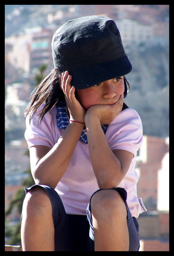 Bolivian little girl