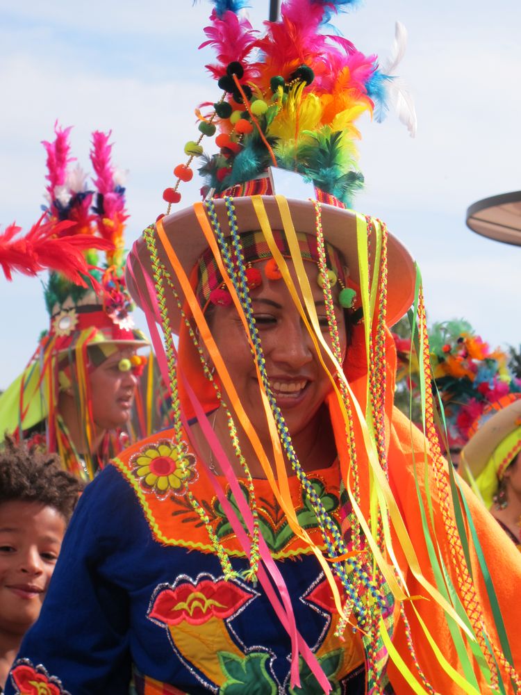 bolivianische Tänzerin
