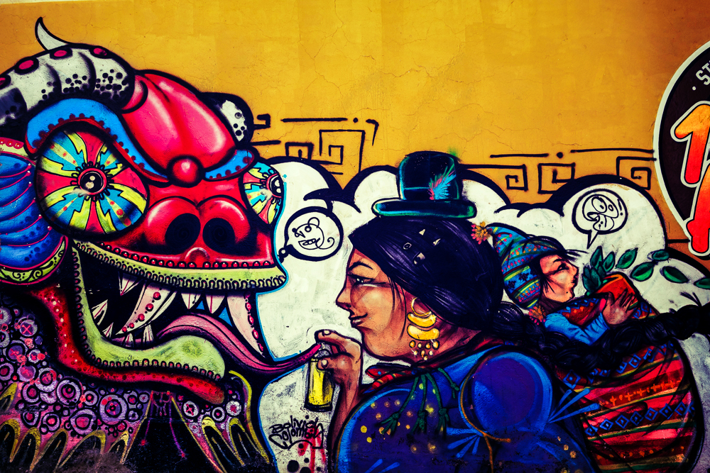 Bolivien Graffiti 1