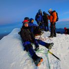 Bolivien/ Huyana Potosi, auf 6088m Höhe um 6 Uhr in der Früh