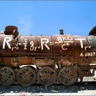 Bolivien, Uyuni - Friedhof der Züge - Einstein