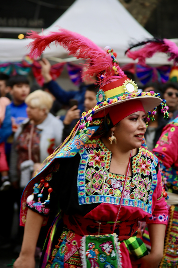 Bolivienfest in Buenos Aires - Umzug