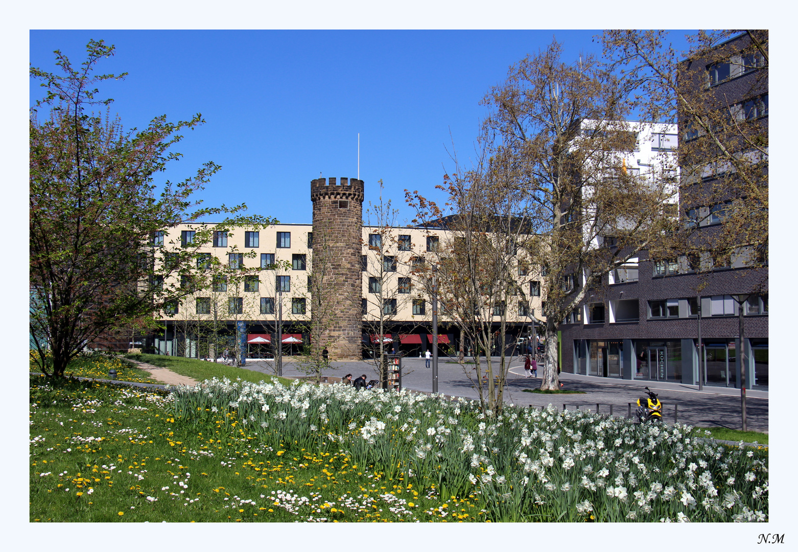 Bollwerksturm, Frühling in der Stadt