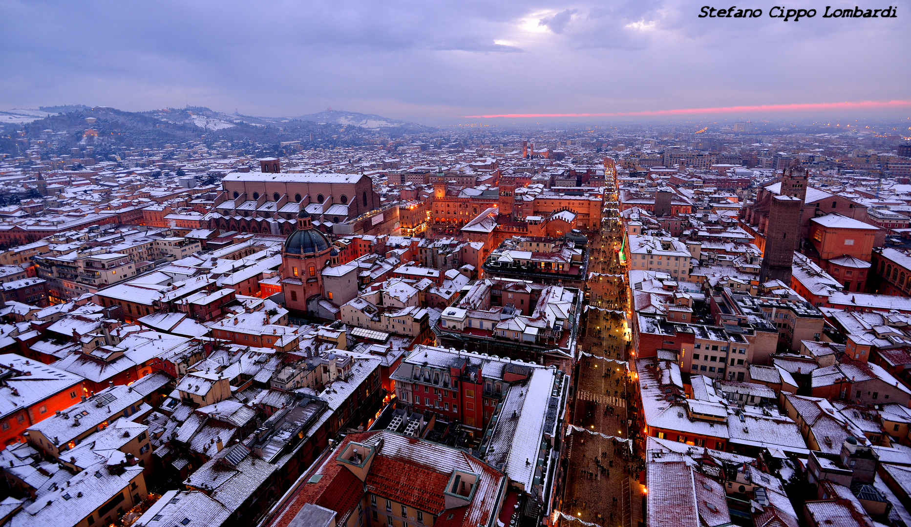 Bologna imbiancata....