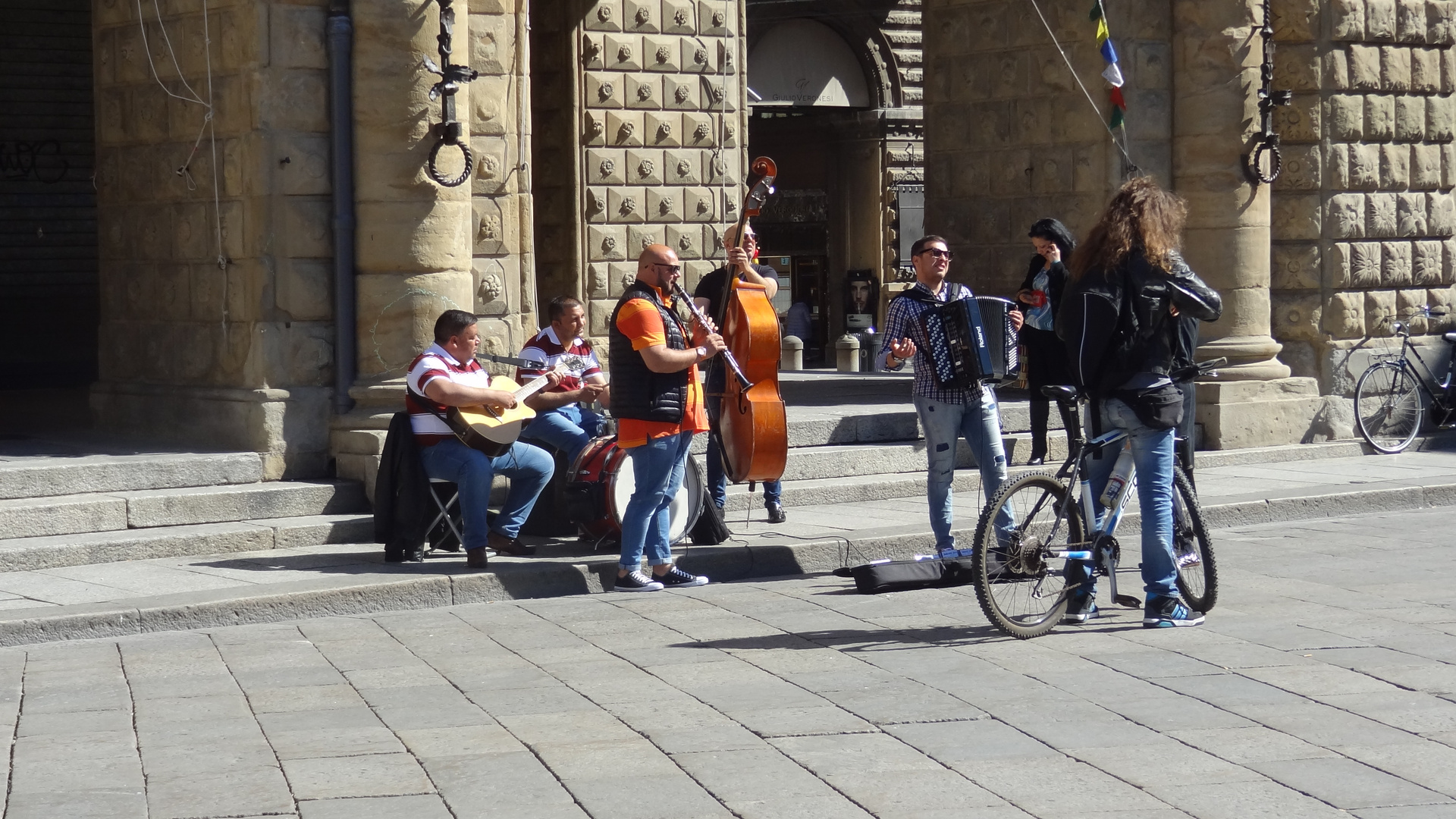 Bologne-Les musiciens de rue