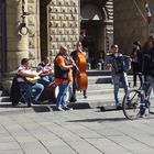 Bologne-Les musiciens de rue