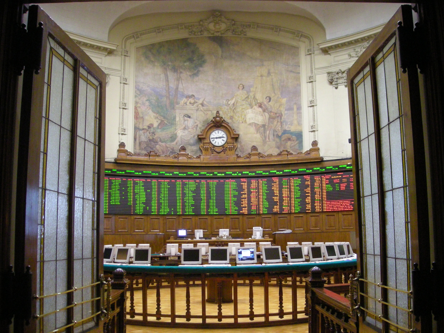 Bolsa de Comercio de Santiago (interior)