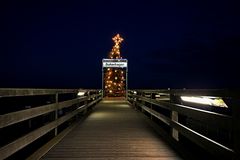 Boltenhagen - Seebrücke mit Weihnachtsbaum