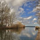 Bolter Kanal und der Müritzsee..