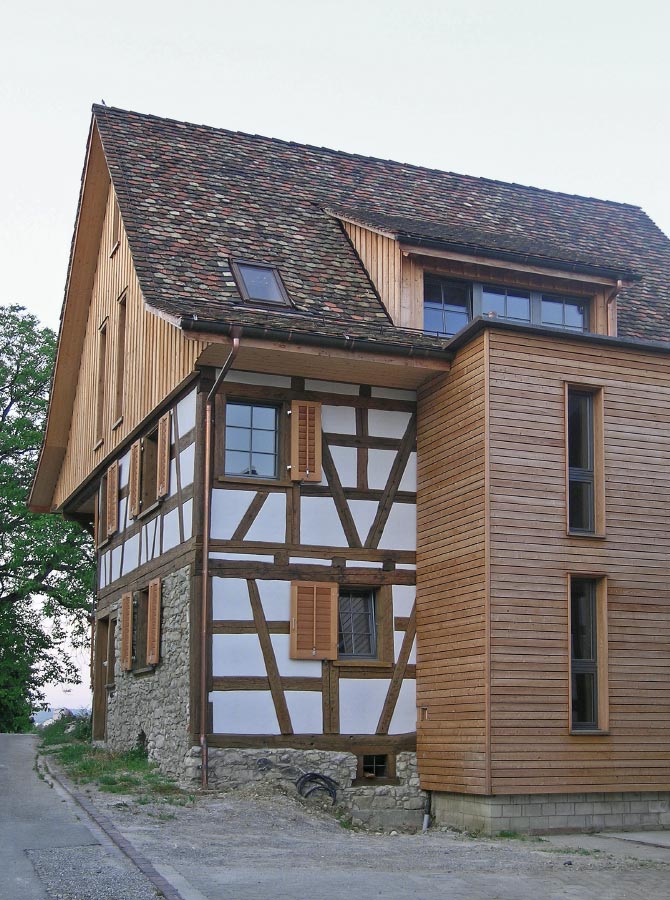 Boltshausen: Built by the farmer himself - in his sparetime