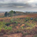 Bomb crater remain of a horrific history in Laos