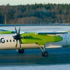 Bombardier Dash 8 Q400 der Air Baltic in Stockholm Arlanda