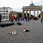 Bomben vor dem Brandenburger Tor