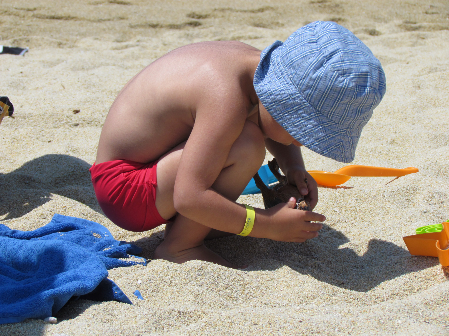 Bombo sulla spiaggia