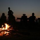 Bon fire in a Rajhastani Desert