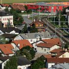 Bonaduz Dorfansicht mit Bahnhof