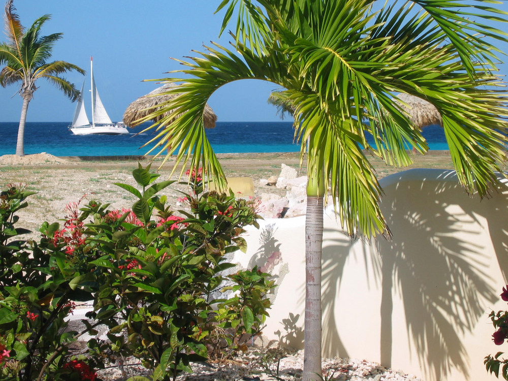 Bonaire - Blick von unserer Veranda - Kings Beach Resort