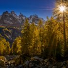 Bondasca Gruppe im Herbstlicht